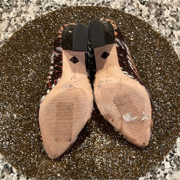 Antonio Melani Women's Tweed Tapestry Multi Color 3.25" Heels Shoes Pumps Sz 6 - Picture 5 of 5